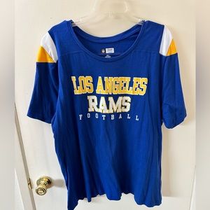 Plus ✨ Los Angeles Rams Ladies Tee Shirt 2X